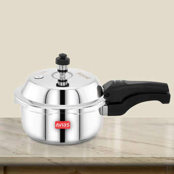 AVIAS Ceres Stainless Steel Premium Outer Lid Pressure Cooker